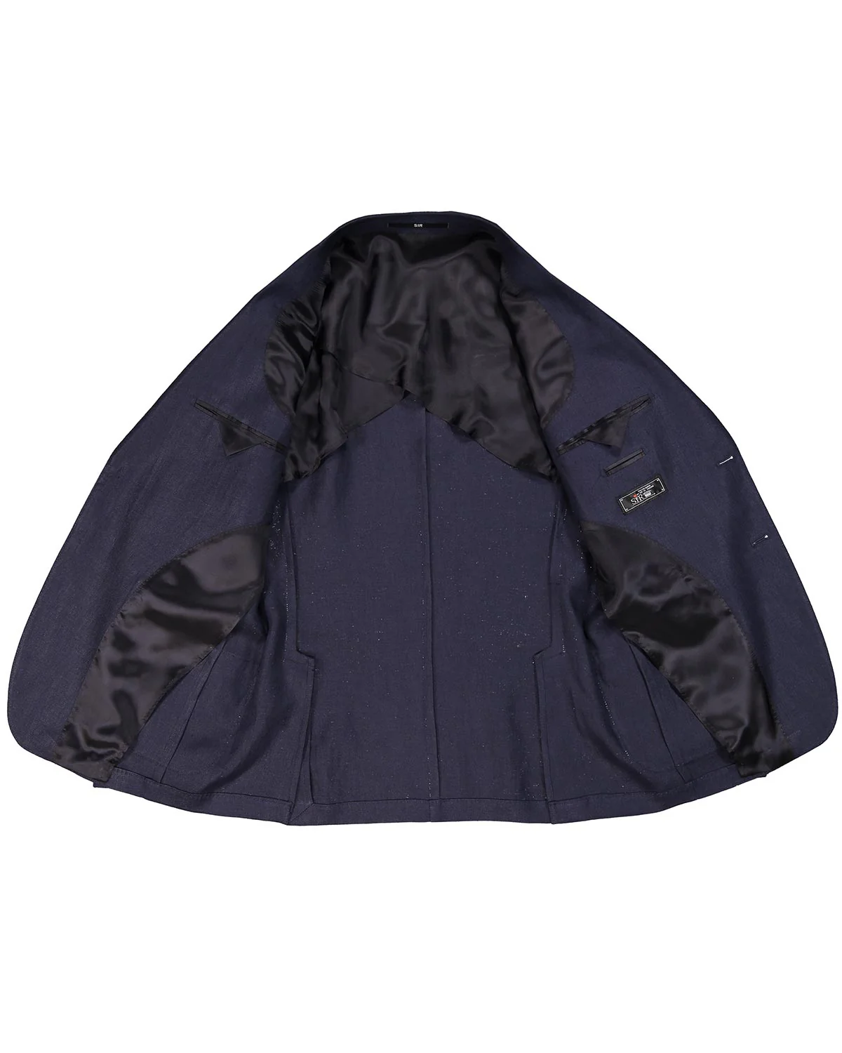 Ness Navy Linen Jacket - Image 3