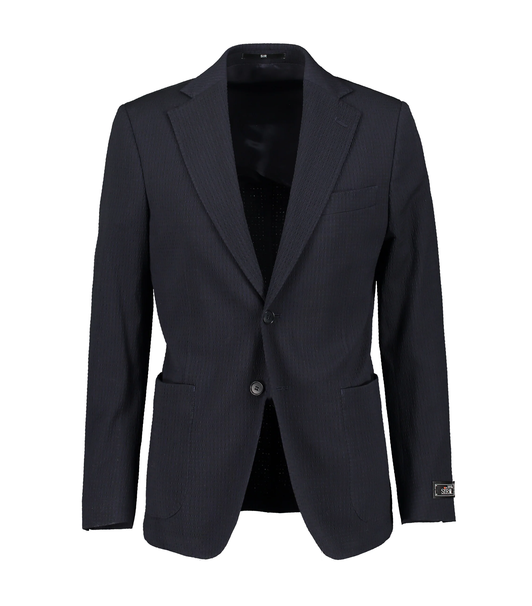 Ness Navy Seersucker Jacket