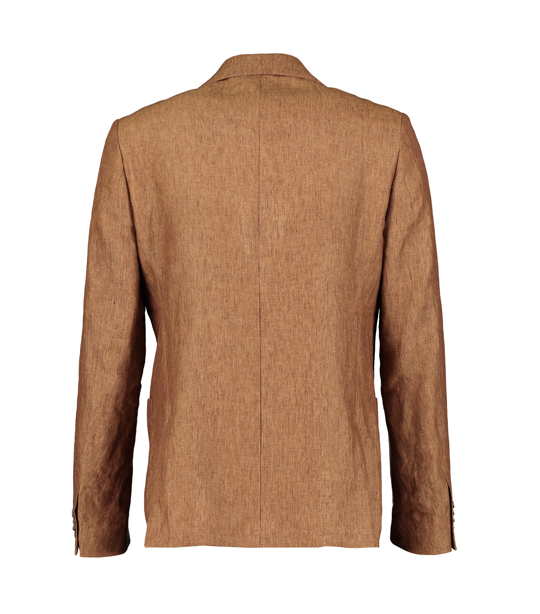 Ness Tobacco Brown Linen Jacket - Image 4