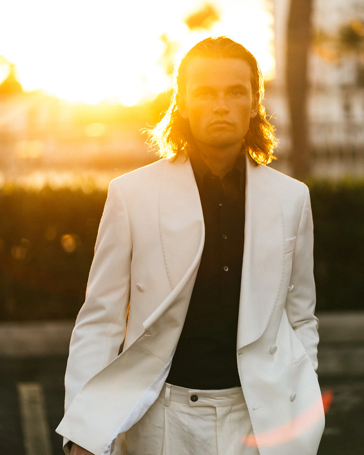Pierce White Double-Breasted Dinner Jacket - Image 2