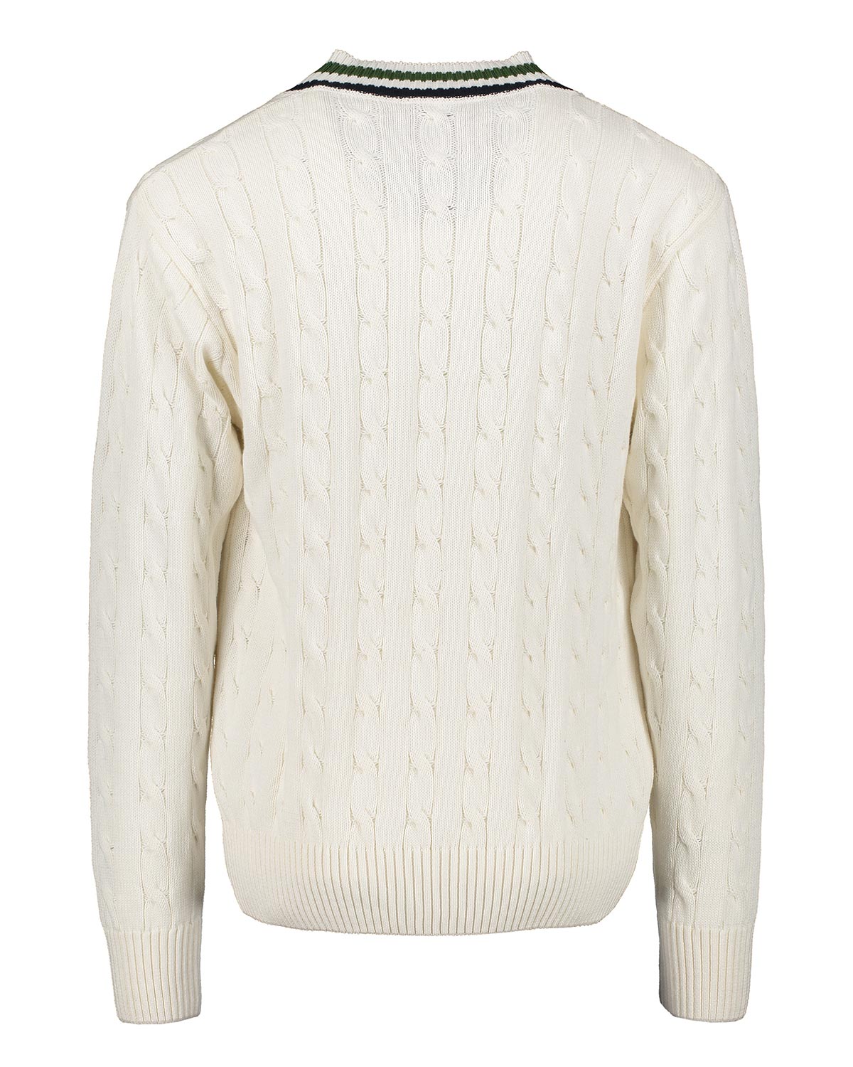 Raffa White Cable Knit Sweater - Image 4