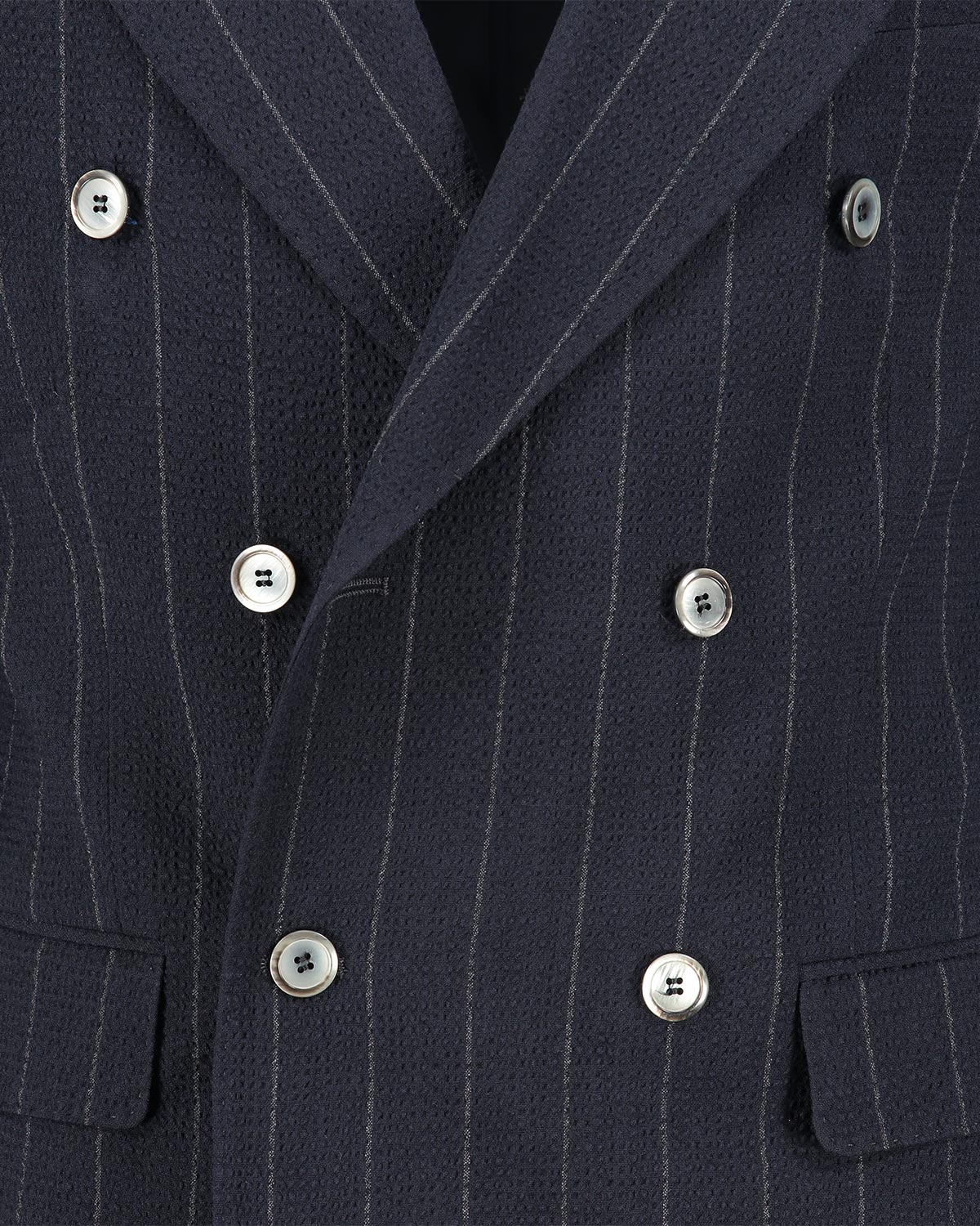 Ralph Navy Pinstripe Seersucker Suit - Image 3