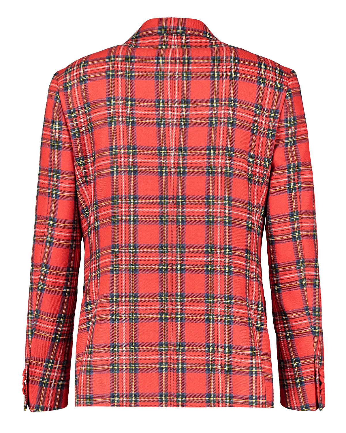 Ralph Tartan Check Double Breasted Jacket - Image 5
