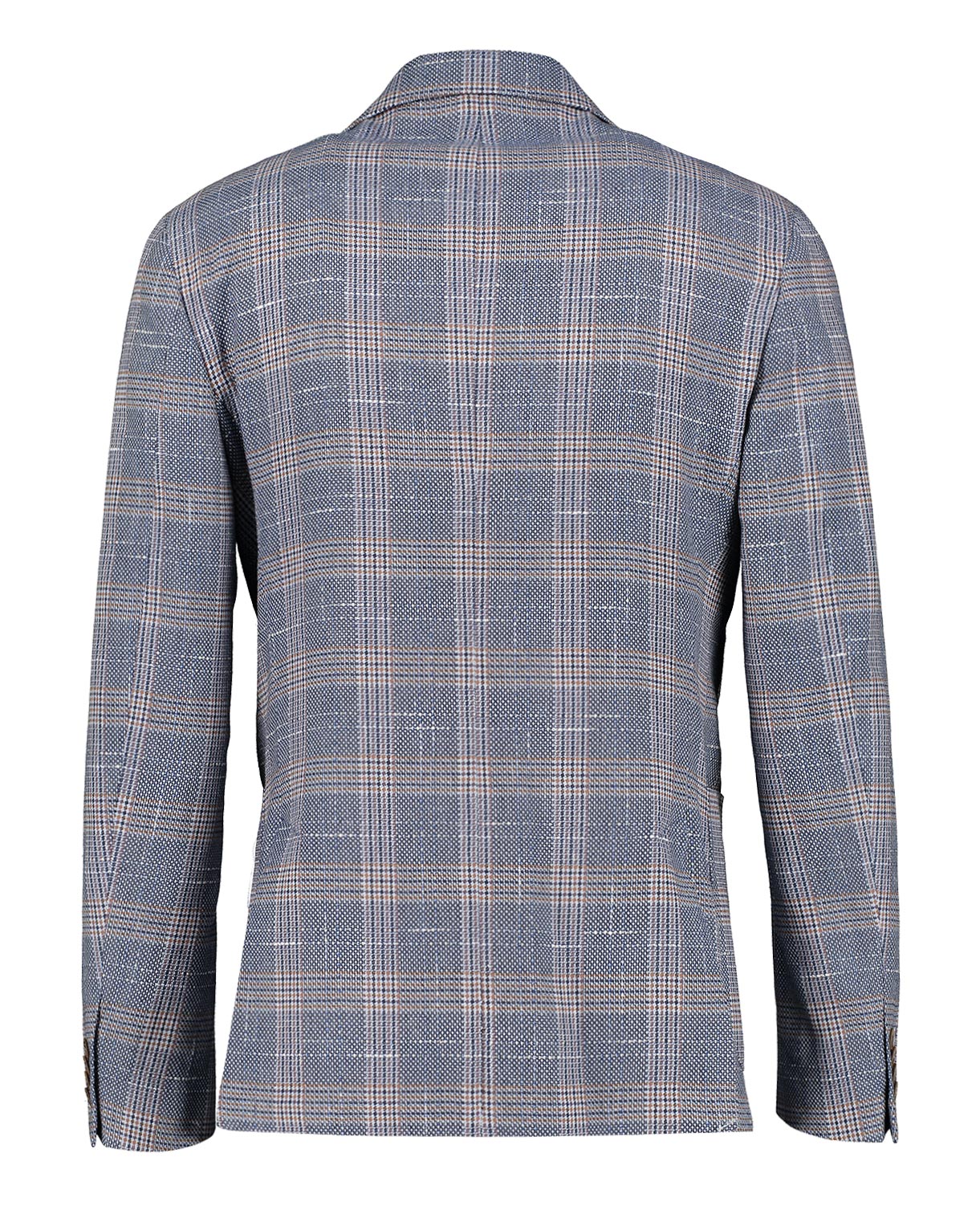Riviera Blue Checked Jacket - Image 3