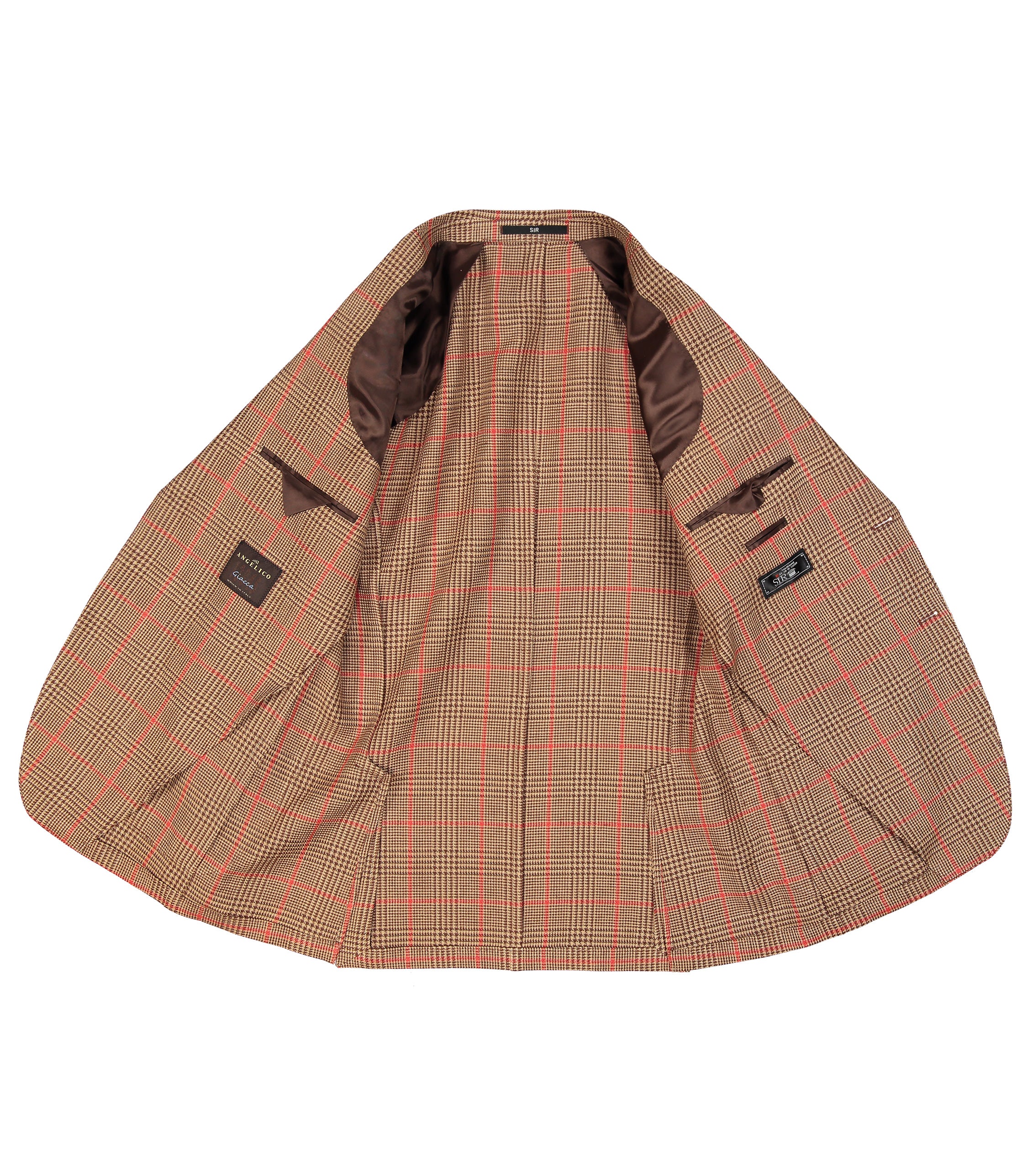 Riviera Brown Prince of Wales Check Jacket - Image 3