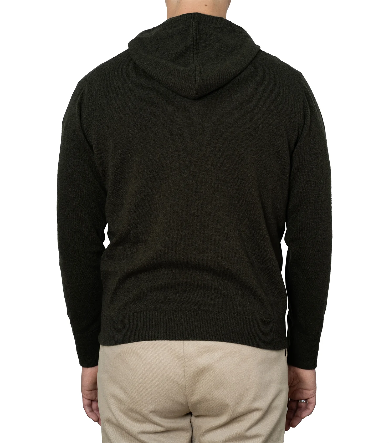 Runo Green Cashwool Hoodie - Image 3