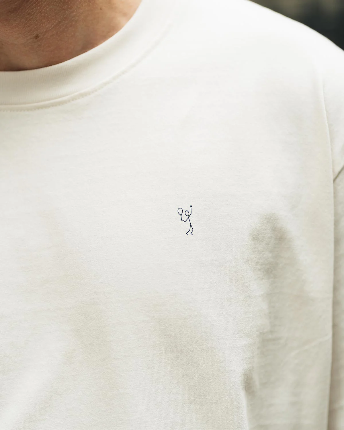 Sinner Off White Oversized Ball Tee - Image 3