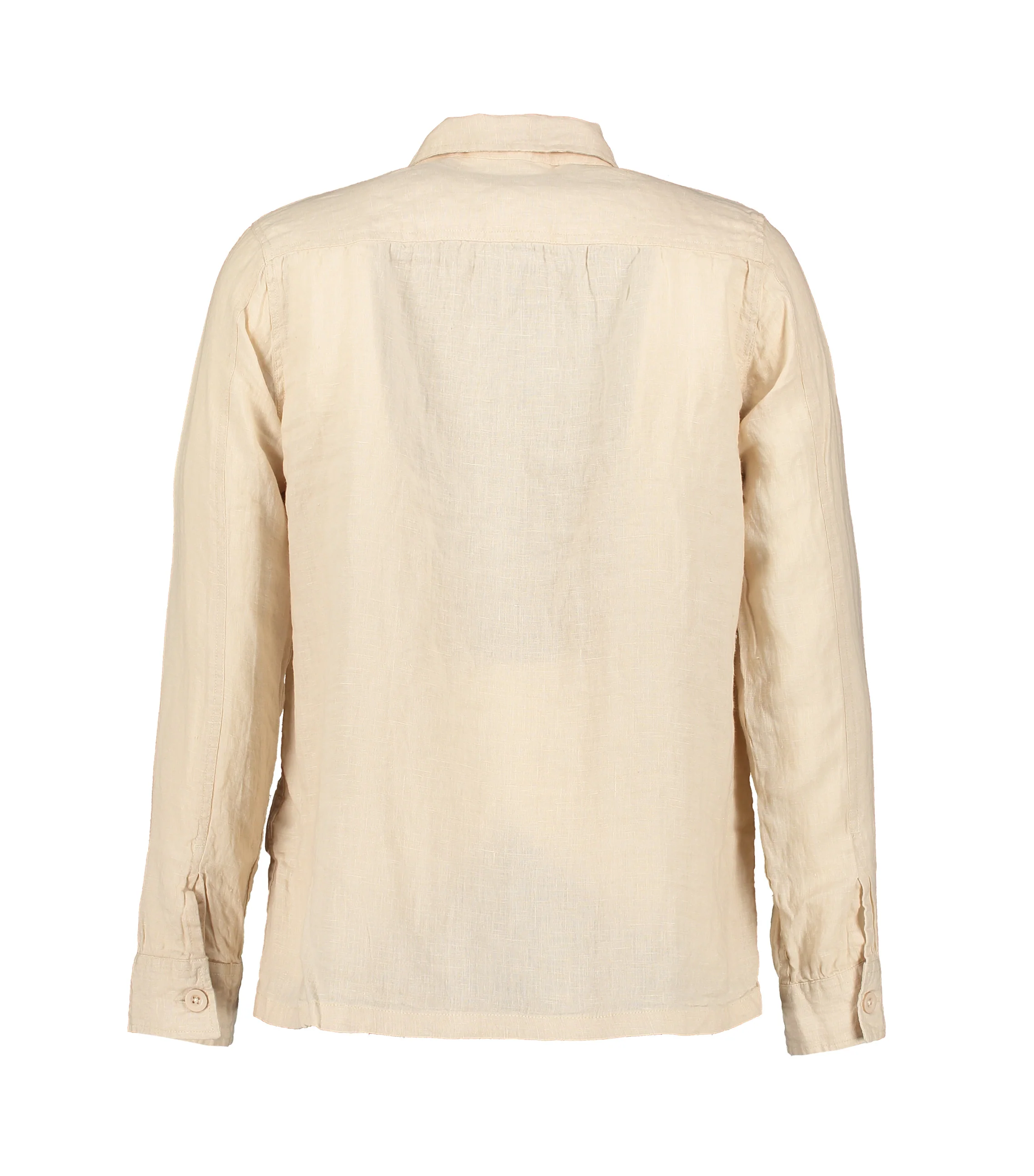 Solace Beige Linen Overshirt - Image 2