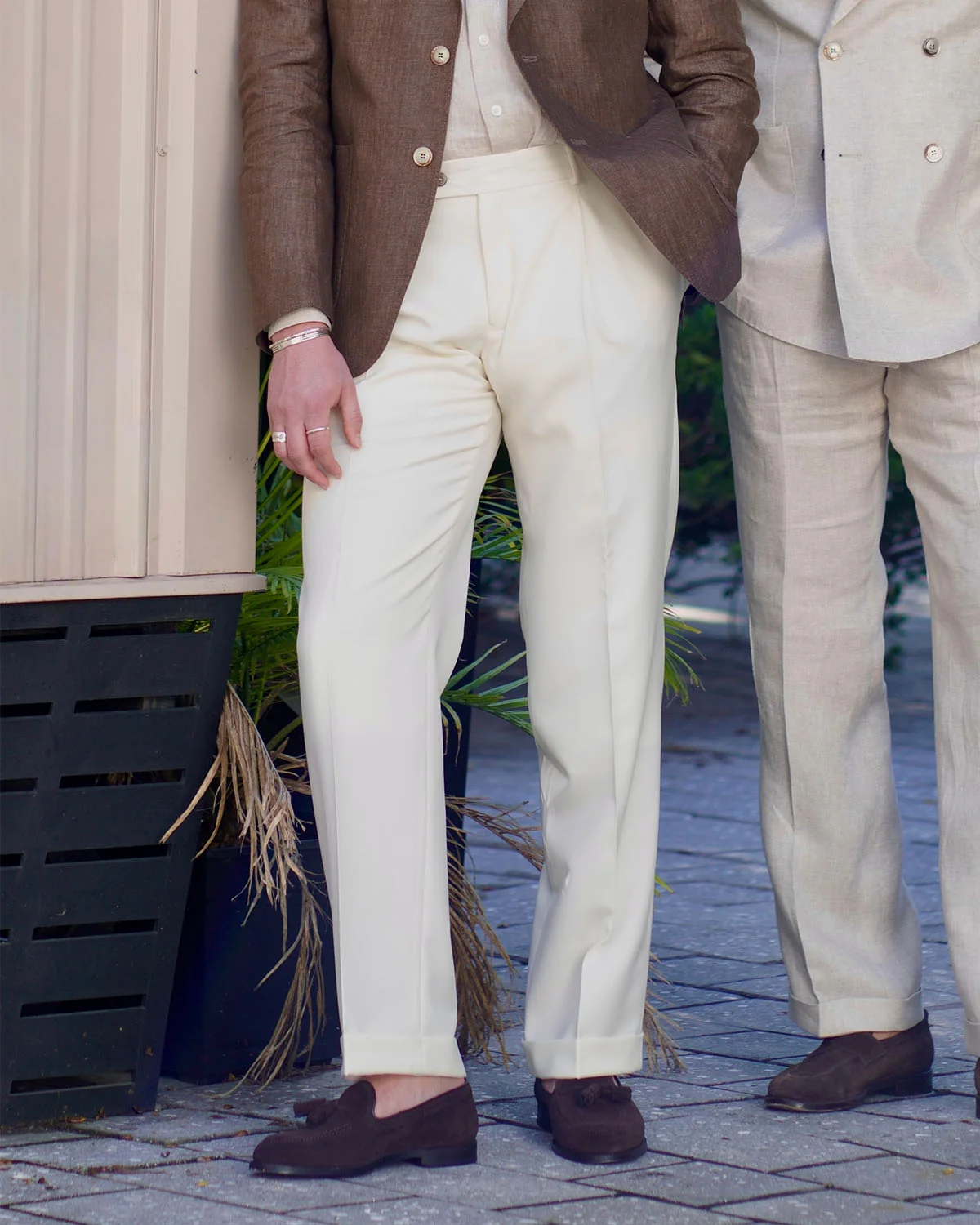 Sonny Wide Wool-mix Trousers - Image 3