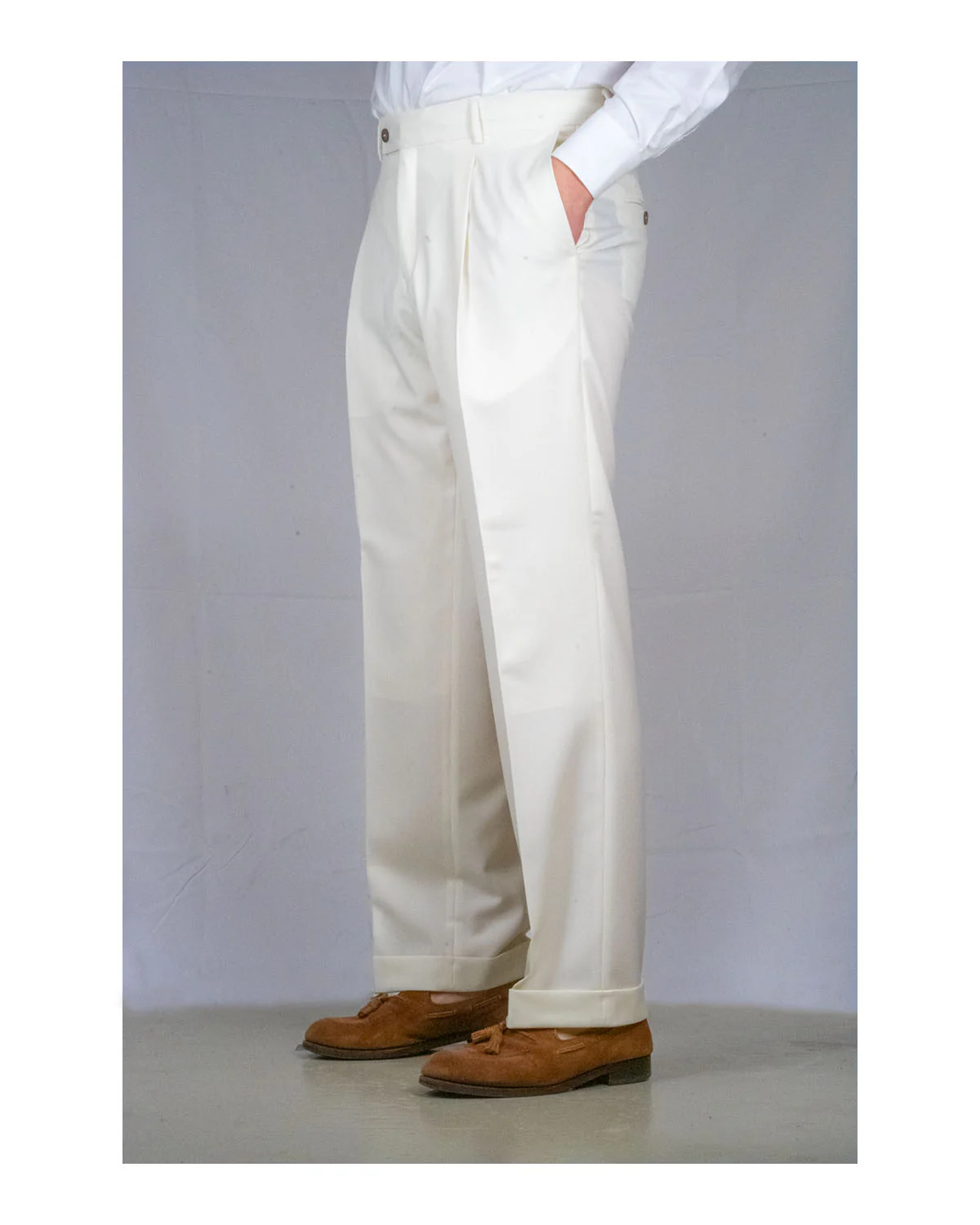 Sonny Wide Wool-mix Trousers - Image 4