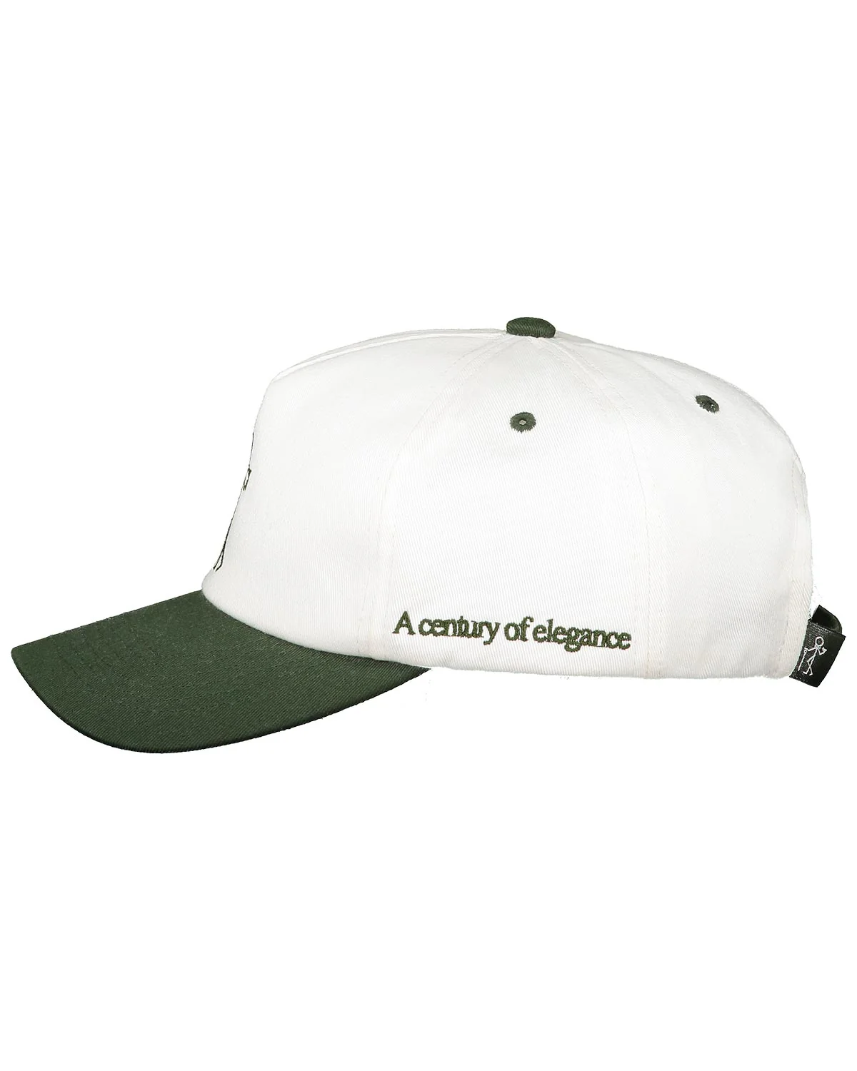 White Martini Stick Figure Dad Cap - Image 3